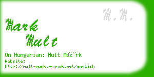 mark mult business card